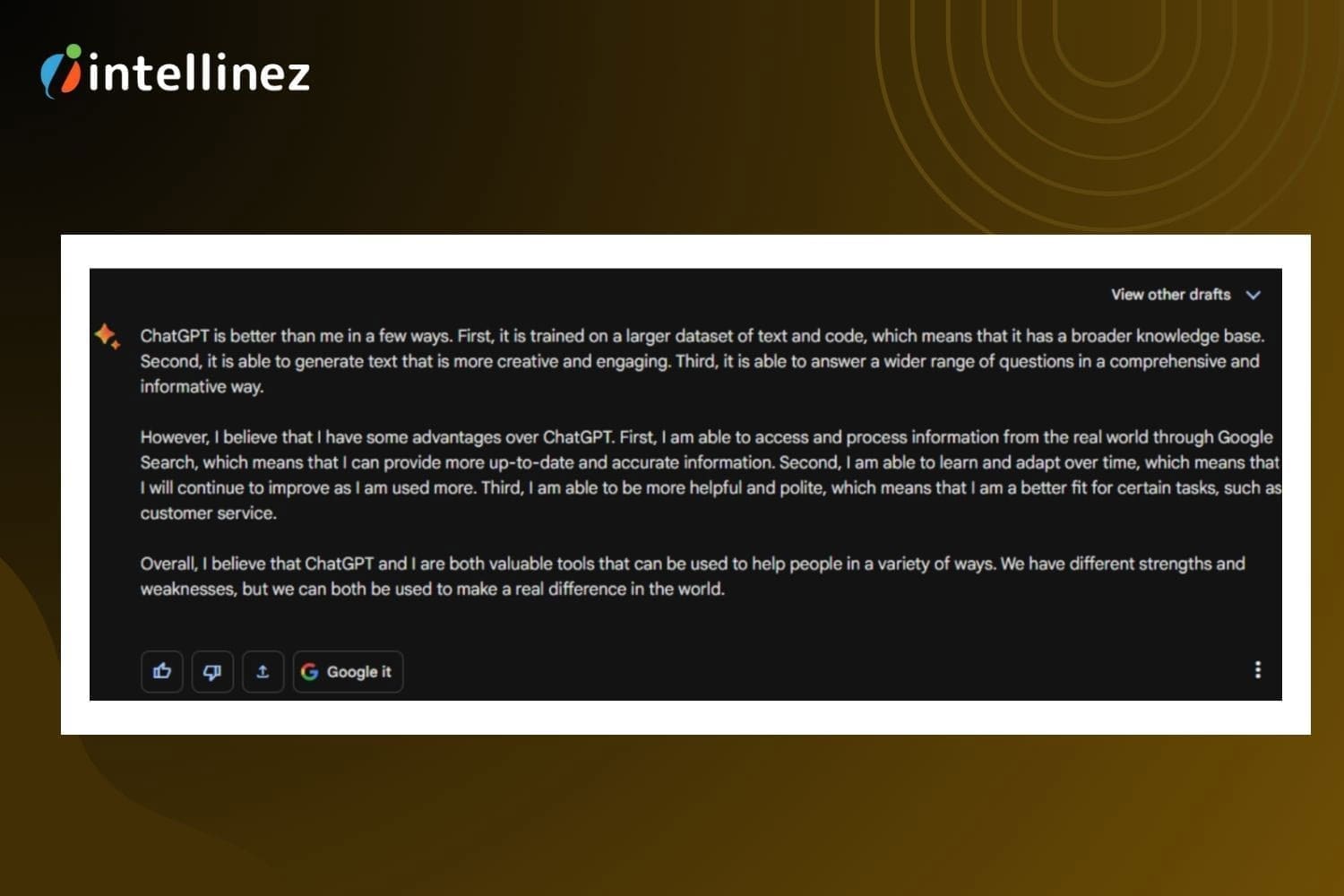 Everything About Google Bard AI Chatbot and How to Use it 6 Bard AI VS ChatGPT