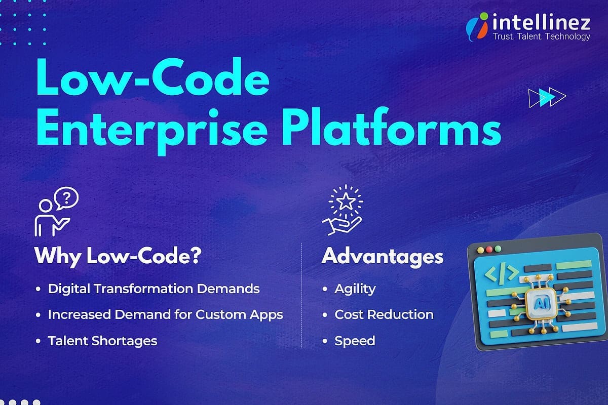 Advantages of Low-Code  Enterprise Platforms in IT